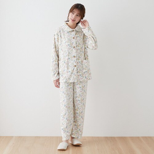 あったか花柄フリースパジャマ