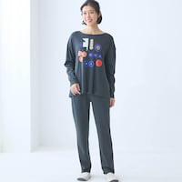 モデル身長168cm／M※写真は撮影用のため股下+4cmになります。