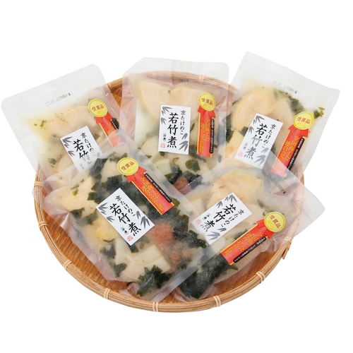 京たけのこ若竹煮 210g×5袋
