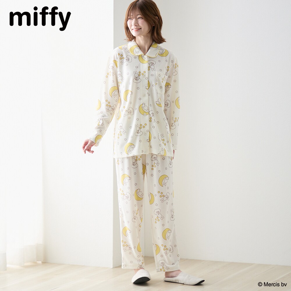 【ミッフィー/miffy】夜空柄プリント長袖パジャマ「ミッフィー」