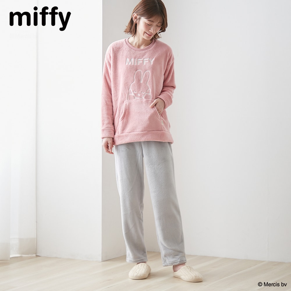 【ミッフィー/miffy】ムートンフリースパジャマ「ミッフィー」