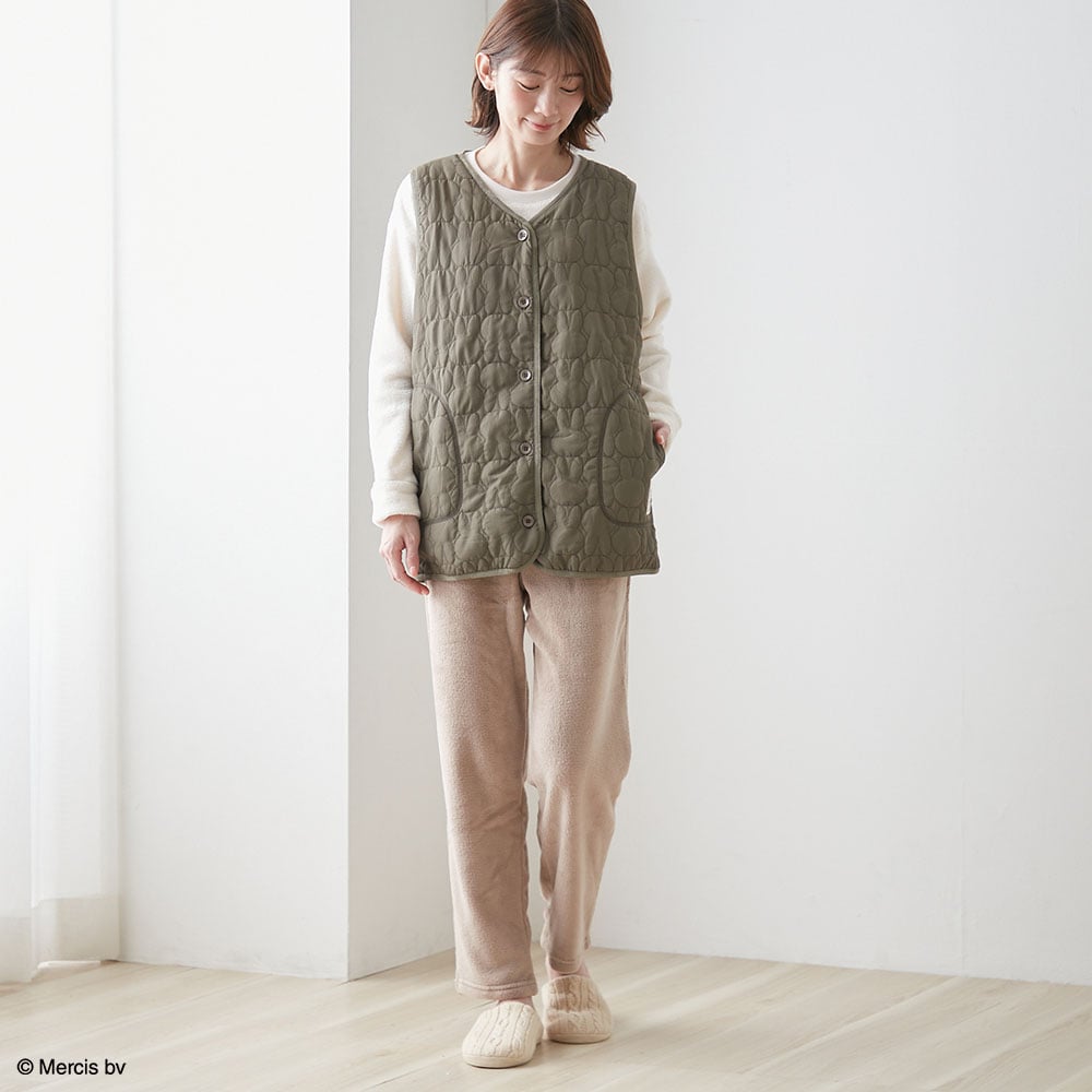 キルティングベスト「ミッフィー」(ミッフィー/miffy)｜通販の