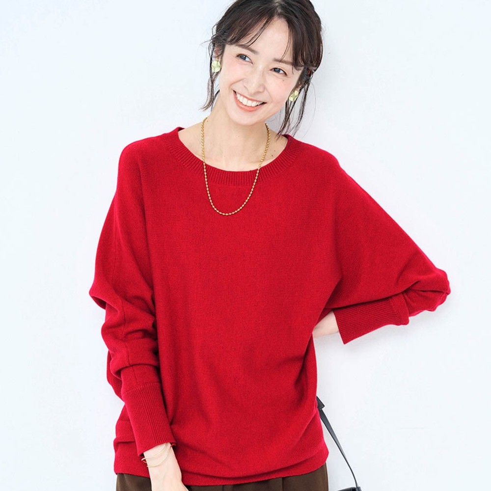 【スタイルノート/StyleNote】肌触り心地よい着回し抜群のニット【乾燥機OK】