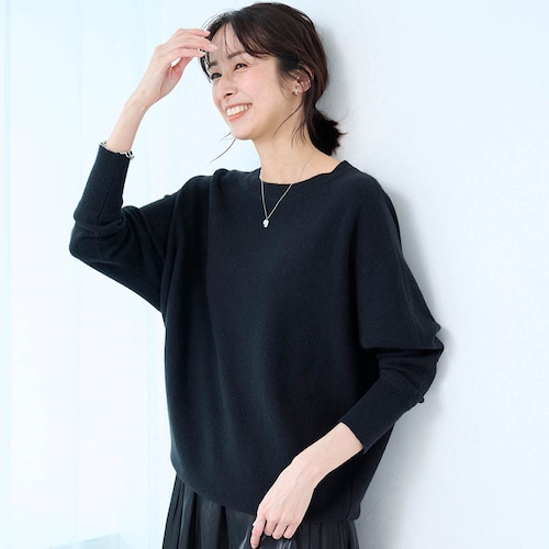 肌触り心地よい着回し抜群のニット【乾燥機OK】