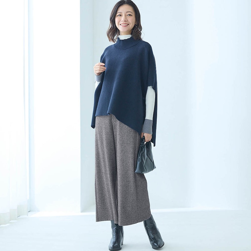 モデル身長172cm／M※写真は撮影用のため股下+6cmになります。