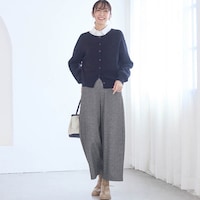 モデル身長169cm／M※写真は撮影用のため股下+6cmになります。