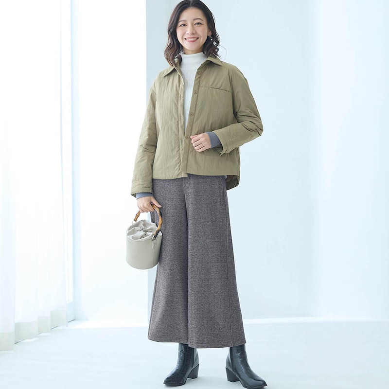 モデル身長172cm／M※写真は撮影用のため股下+6cmになります。