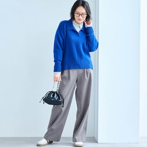 モデル身長168cm／M※写真は撮影用のため股下+8cmになります。