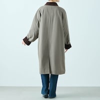 モデル身長168cm／M※写真は撮影用のため着丈+5cmになります。