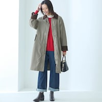 モデル身長172cm／M※写真は撮影用のため着丈+5cmになります。