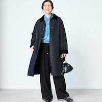 モデル身長168cm／M※写真は撮影用のため着丈+5cmになります。