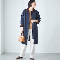 モデル身長168cm／M※写真は撮影用のため着丈+5cmになります。