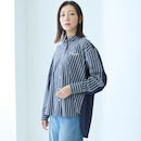 ネイビーストライプ×ネイビー