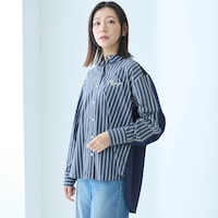 ネイビーストライプ×ネイビー