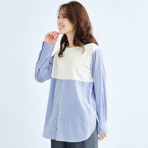 シワになりにくいレイヤード専用トップス