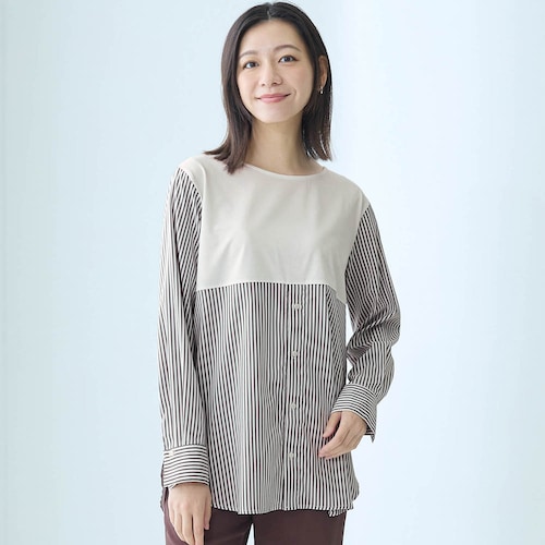 シワになりにくいレイヤード専用トップス