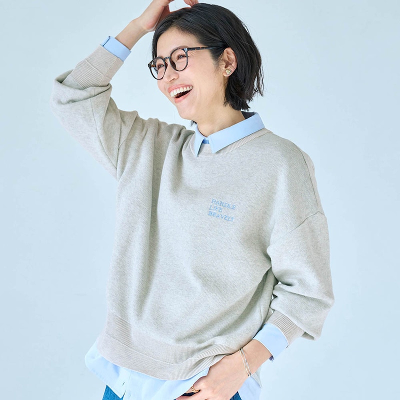 ライトグレー（バックロゴ）