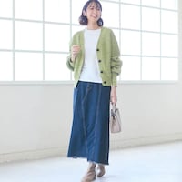 モデル身長169cm／M※写真は撮影用のため総丈+6cmになります。