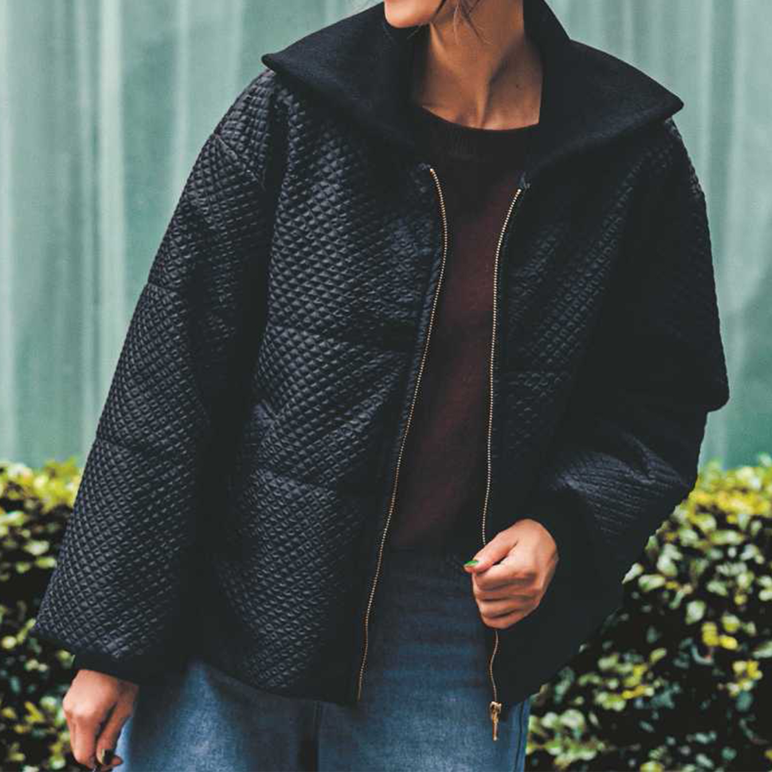 【スタイルノート/StyleNote】【2月19日再値下げ】 中わたエンボスブルゾン