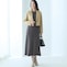 モデル身長173cm／M※写真は撮影用のため身丈+８cmになります。
