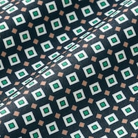 小紋柄のようなプリントが上品な厚みのある素材（ブラック系）