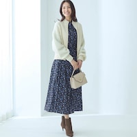モデル身長173cm／M※写真は撮影用のため着丈+8cmになります。