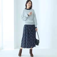 モデル身長173cm／M※写真は撮影用のため着丈+8cmになります。
