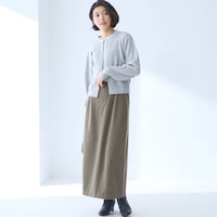 モデル身長168cm／M※写真は撮影用のため総丈+8cmになります。