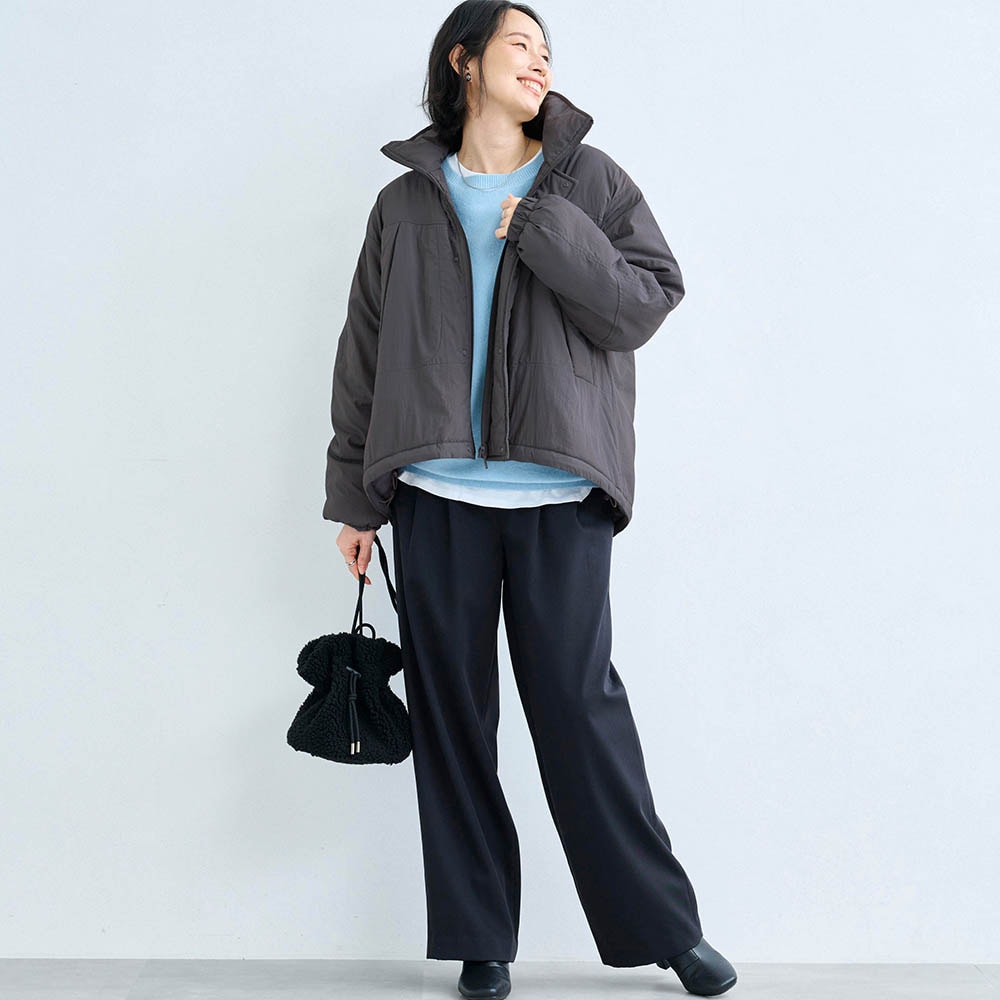 2月19日再値下げ】 襟2WAY中わたコート(スタイルノート/StyleNote