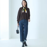 モデル身長173cm／M　※トップスのみ着用