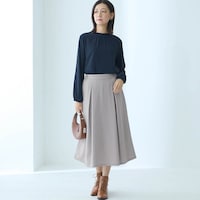 モデル身長172cm／M※写真は撮影用のため総丈+6cmになります。