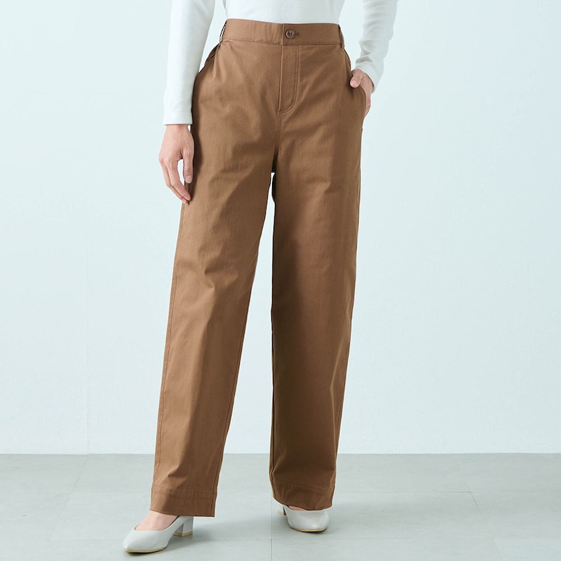 モデル身長167cm／M※写真は撮影用のため股下+6cmになります。