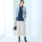 モデル身長173cm／M※写真は撮影用のため総丈+6cmになります。