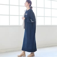 モデル身長168cm／M※写真は撮影用のため身丈+8cmになります。