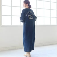 モデル身長168cm／M※写真は撮影用のため身丈+8cmになります。