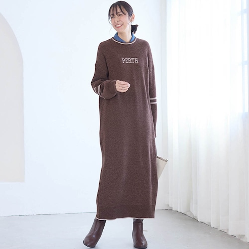 ナンバリングニットワンピース