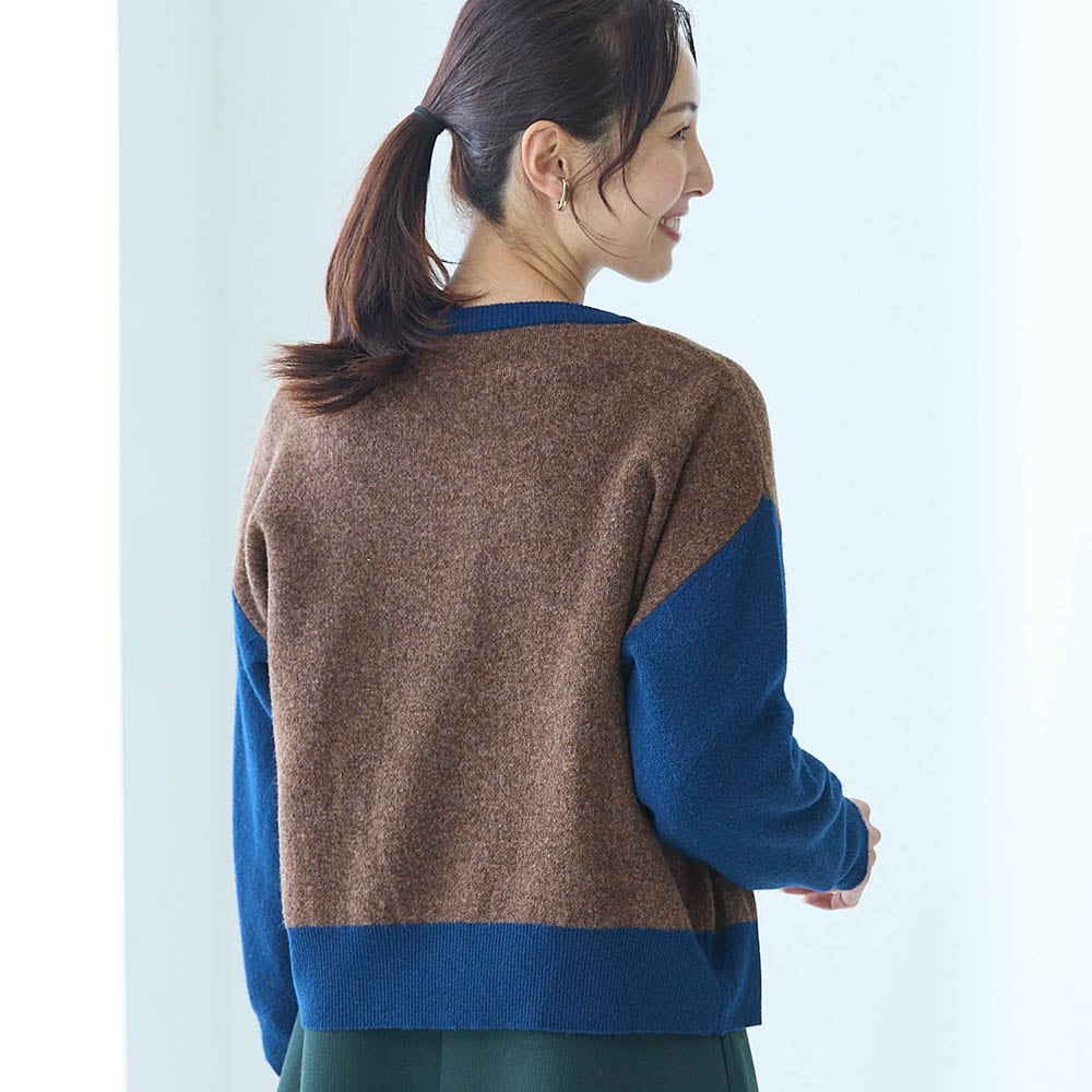 アートデザインニットカーディガン｜通販のベルメゾンネット