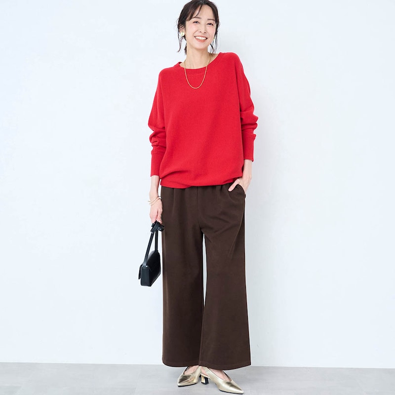 モデル身長169cm／M※写真は撮影用のため股下+6cmになります。