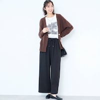 モデル身長169cm／M※写真は撮影用のため股下+6cmになります。