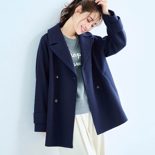 オトナシルエットのPコート