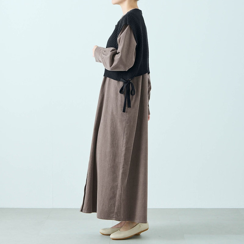 モデル身長168cm／M※写真は撮影用のため着丈+8cmになります。