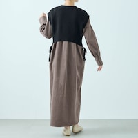モデル身長168cm／M※写真は撮影用のため着丈+8cmになります。