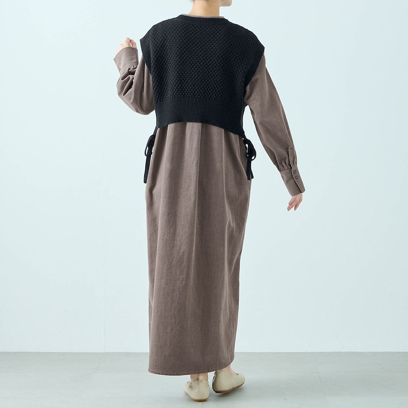 モデル身長168cm／M※写真は撮影用のため着丈+8cmになります。