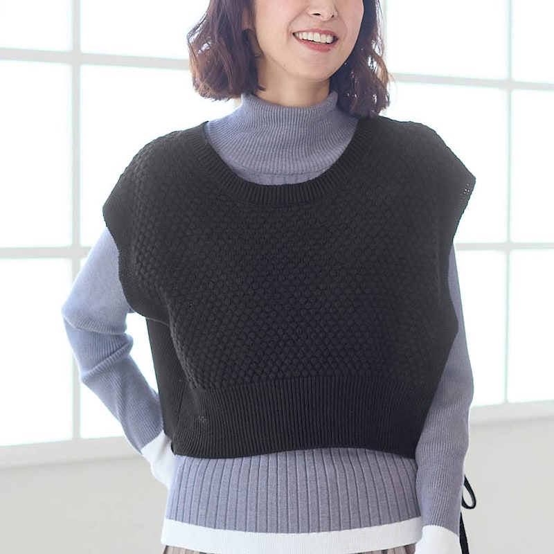 モデル身長169cm／M※ベストのみ着用