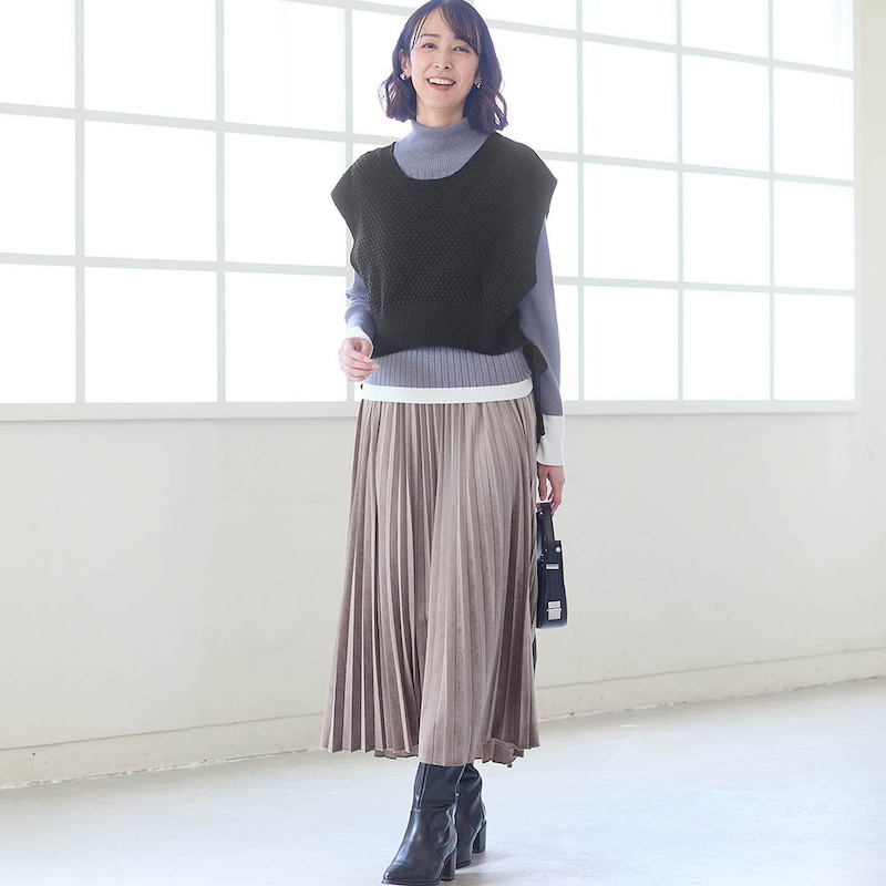 モデル身長169cm／M※ベストのみ着用