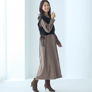 モデル身長173cm／M※写真は撮影用のため着丈+8cmになります。