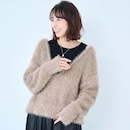 グレージュ×ブラック