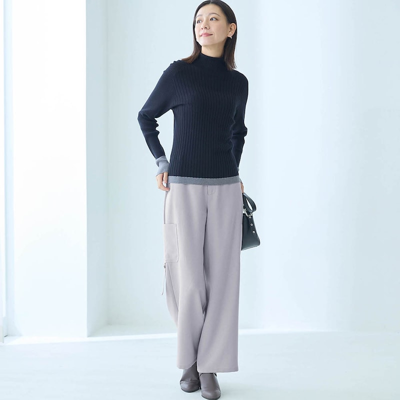 モデル身長172cm／M※写真は撮影用のため股下+6cmになります。