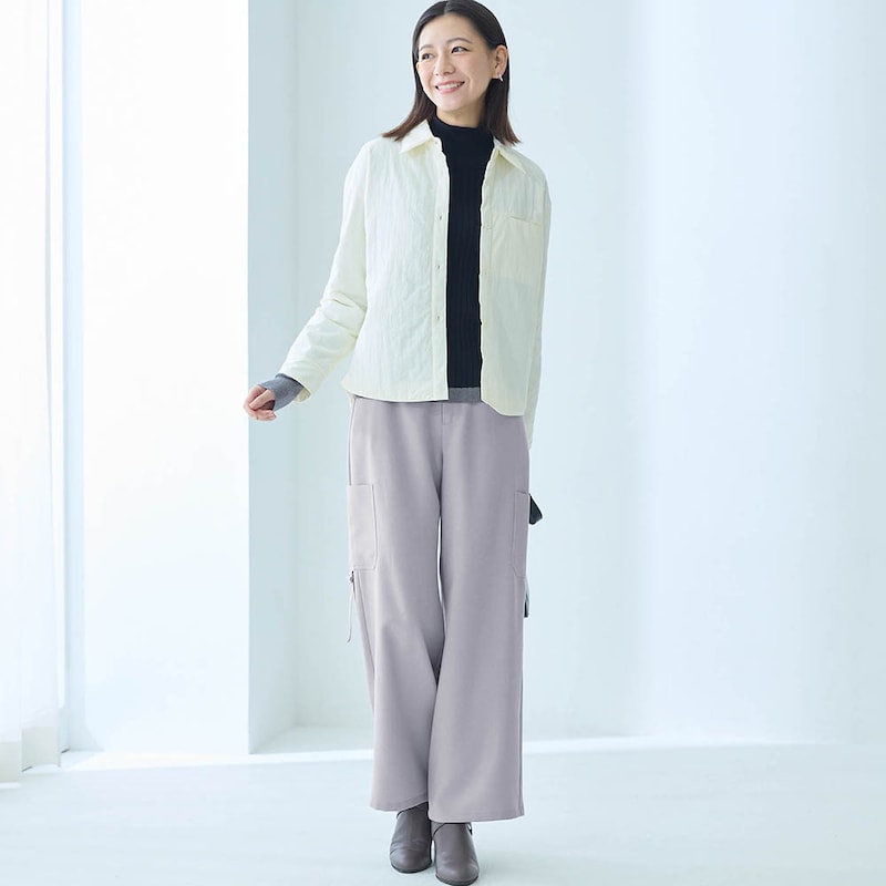 モデル身長172cm／M※写真は撮影用のため股下+6cmになります。