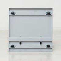 前後に動く隠しキャスター付き/グレー